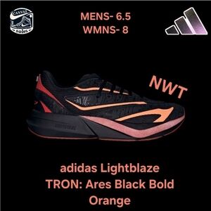 [M-6.5] adidas Lightblaze TRON: Ares Black Bold Orange